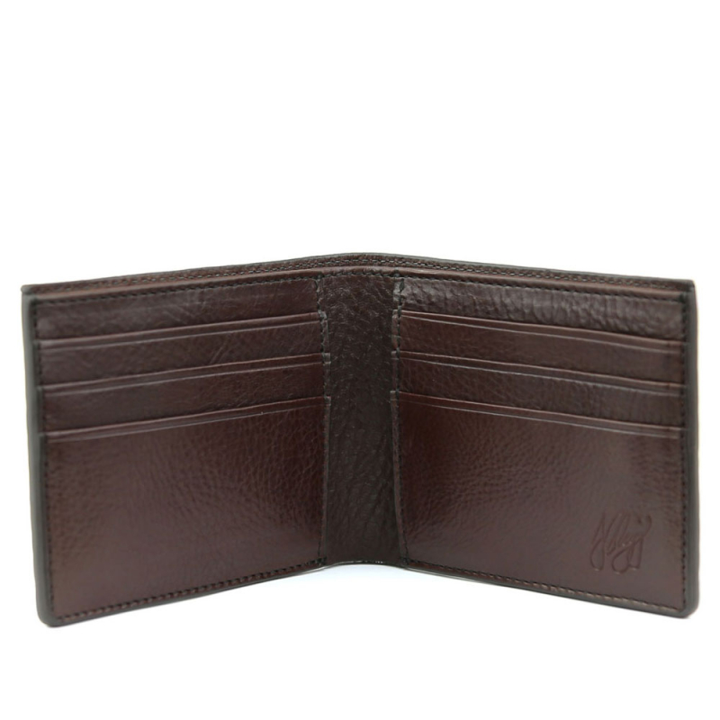 Bifold Wallet in Smooth Tumbled Leather
