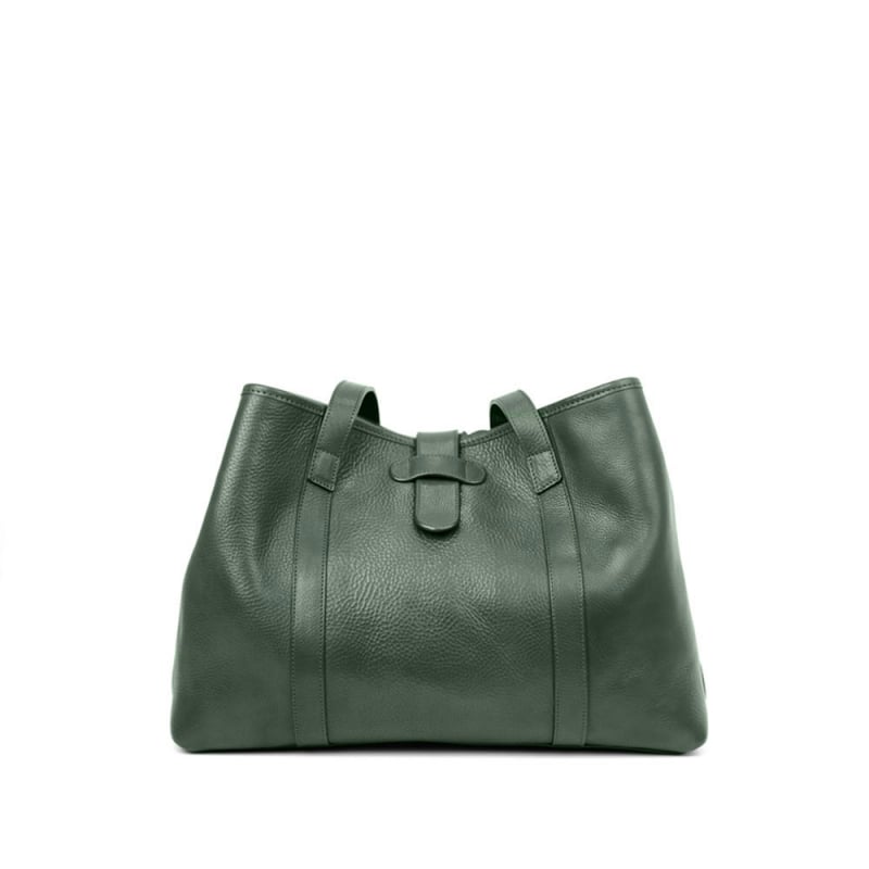 Small Handbag Tote  in smooth tumbled leather