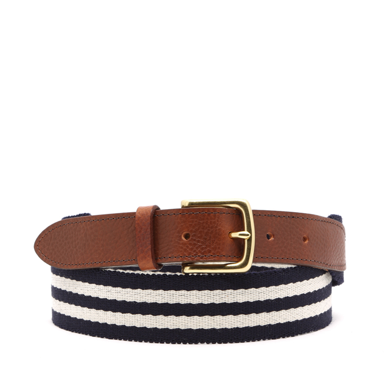 Striped Cotton Belt in woven_stripes