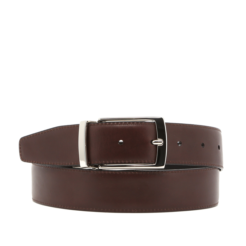 Reversible Leather Belt  in Harness Belting Leather