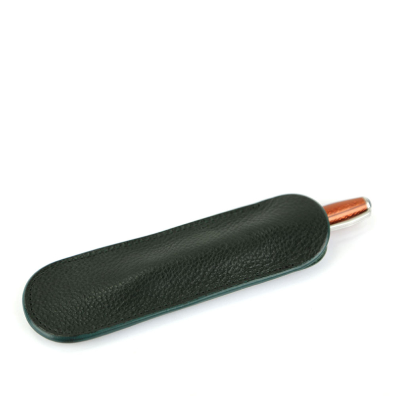 Fountain Pen Case in smooth tumbled leather