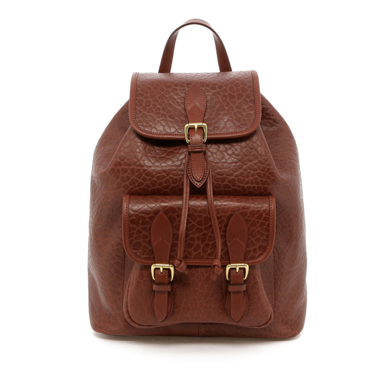 Classic Backpack in shrunken grain leather